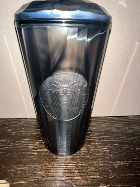 Starbucks Black Embossed Siren Tumbler